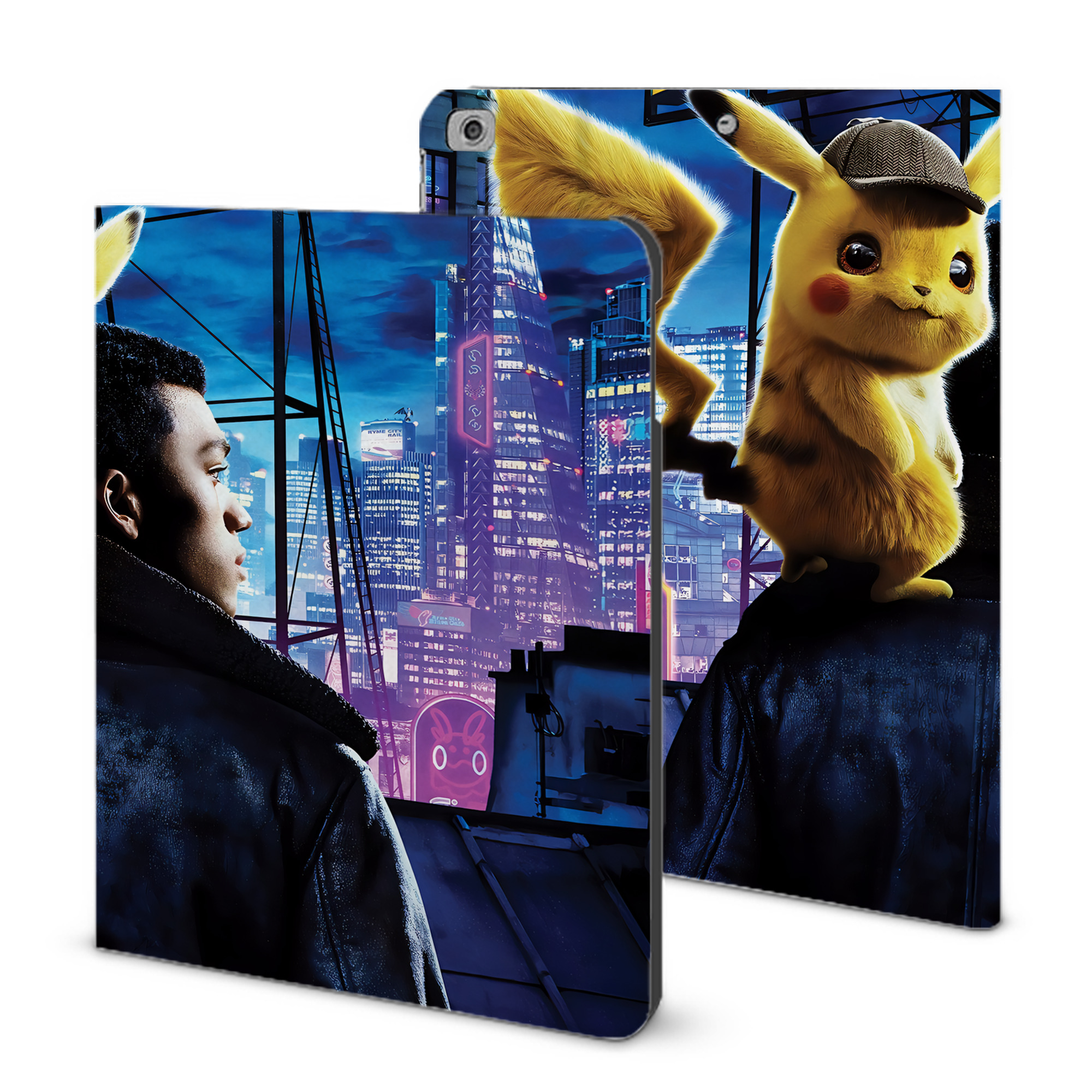 （画像用） ポケットモンスター Pokémon IPad ケース ブック型 PUレザー TPU 耐衝撃 軽量 薄型 ペン収納なし 全面保護 IPad 各モデル対応